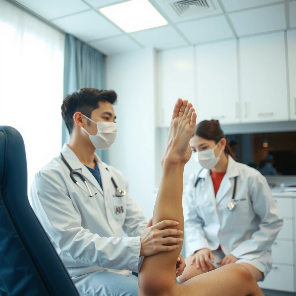 Persiapan perawatan di ruang treatment